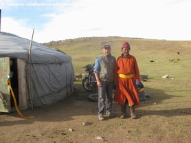 Nel Gobi Desert in MONGOLIA